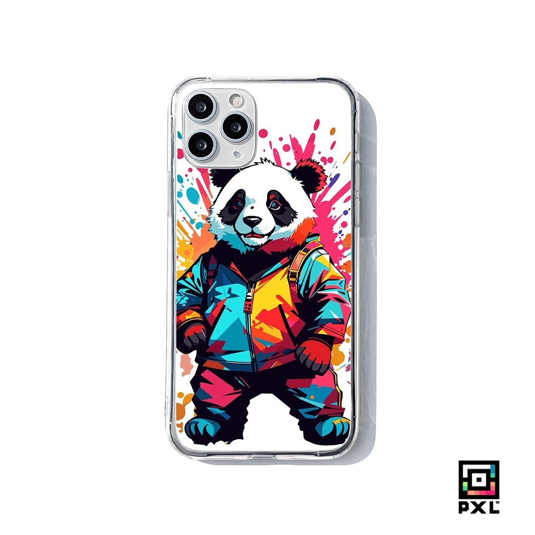 COLORFUL PANDA: PHONE CASE