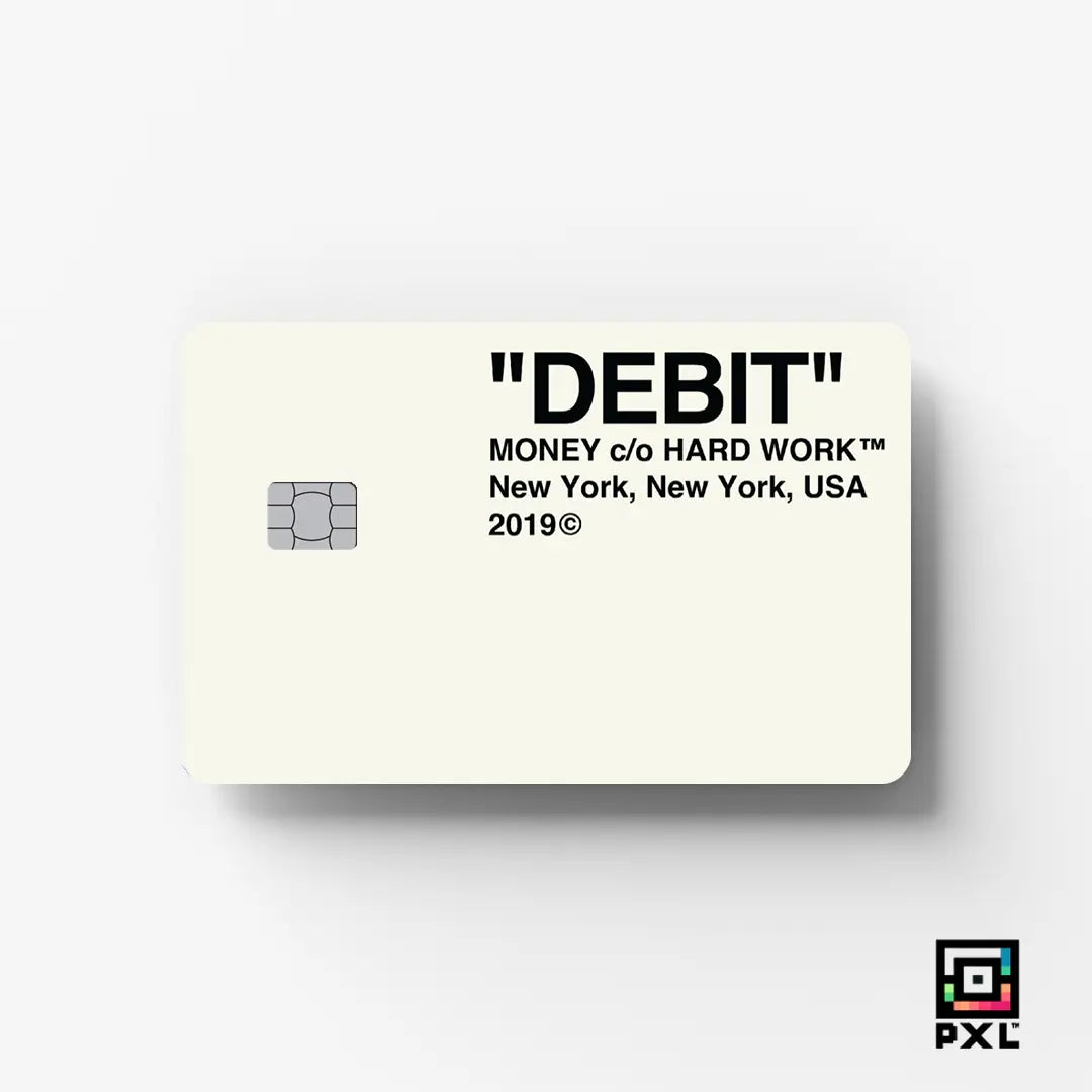 DEBIT: CREDIT CARD STICKER