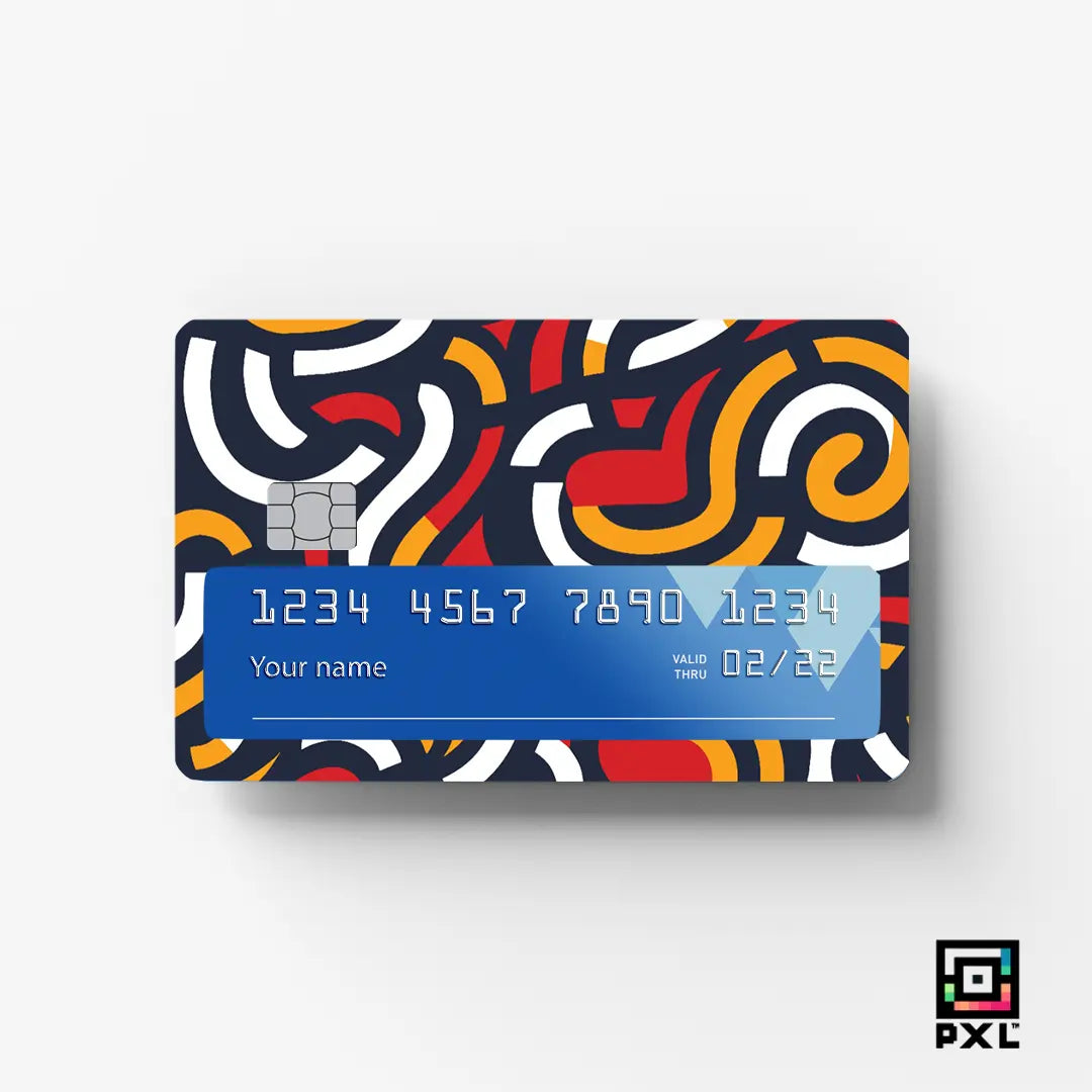 FLOW-WAVE: CREDIT CARD STICKER