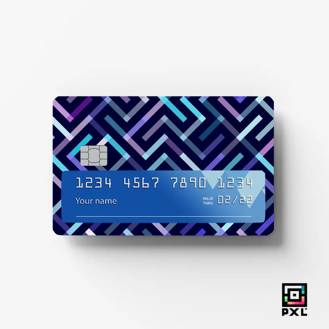 GEO-GLOW: CREDIT CARD STICKER