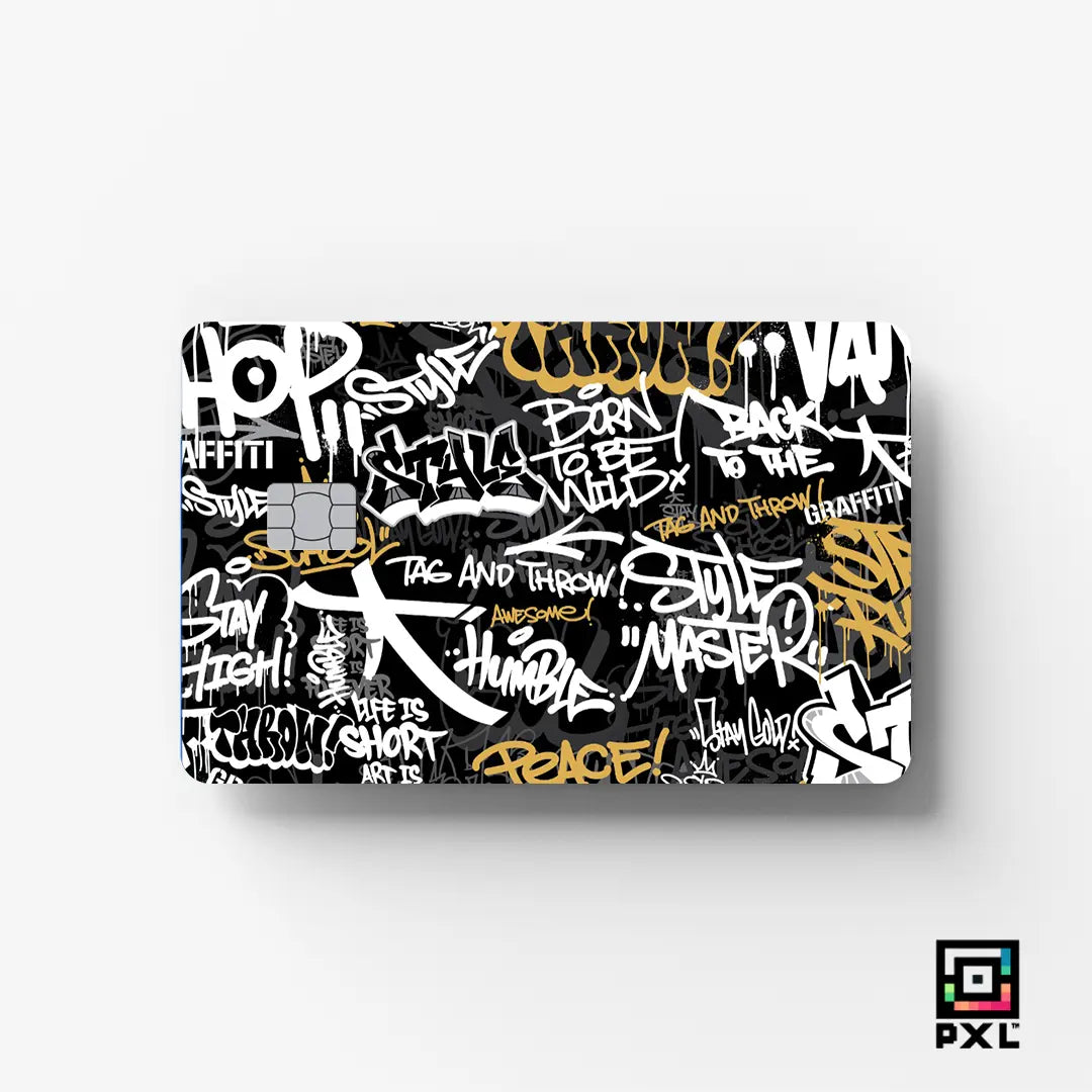 GRAFFITI-FUSION: CREDIT CARD STICKER