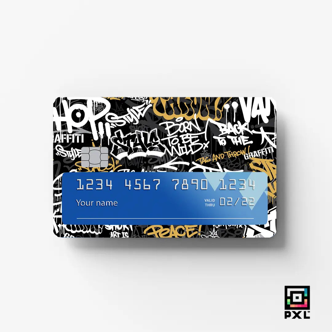 GRAFFITI-FUSION: CREDIT CARD STICKER