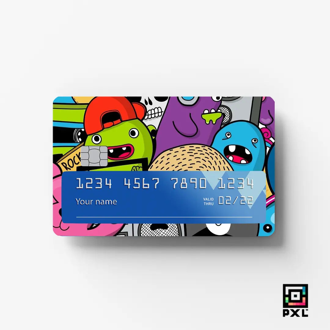 GROOVEPARTY: CREDIT CARD STICKER