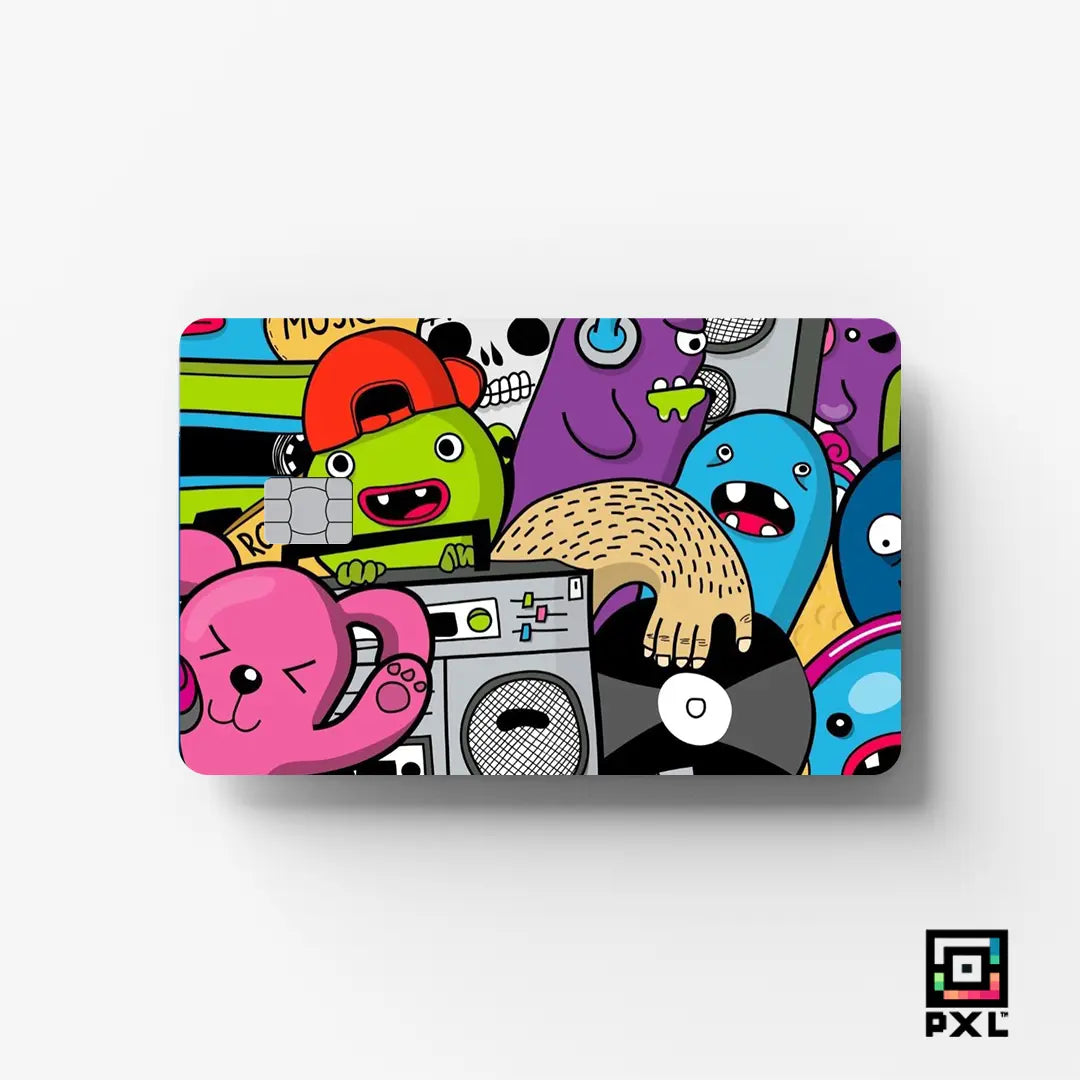 GROOVEPARTY: CREDIT CARD STICKER