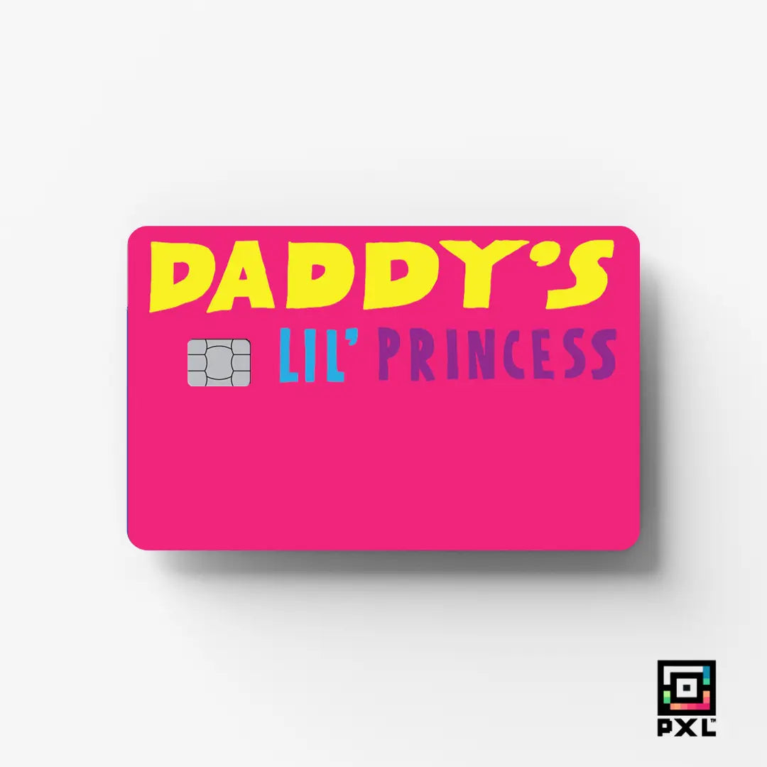 LIL' PRINCESS: CREDIT CARD STICKER