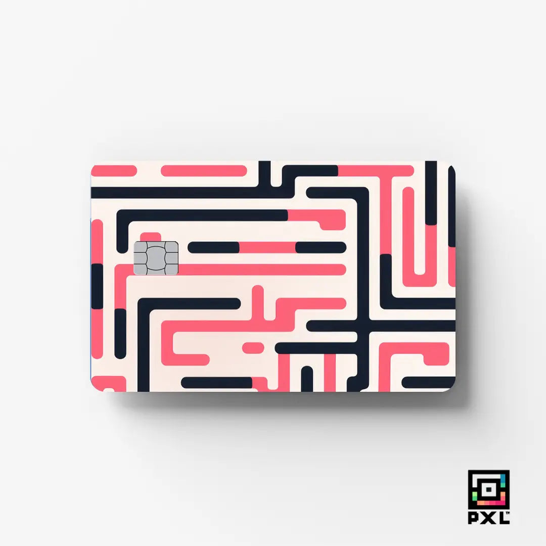 LINE-MAZE: CREDIT CARD STICKER