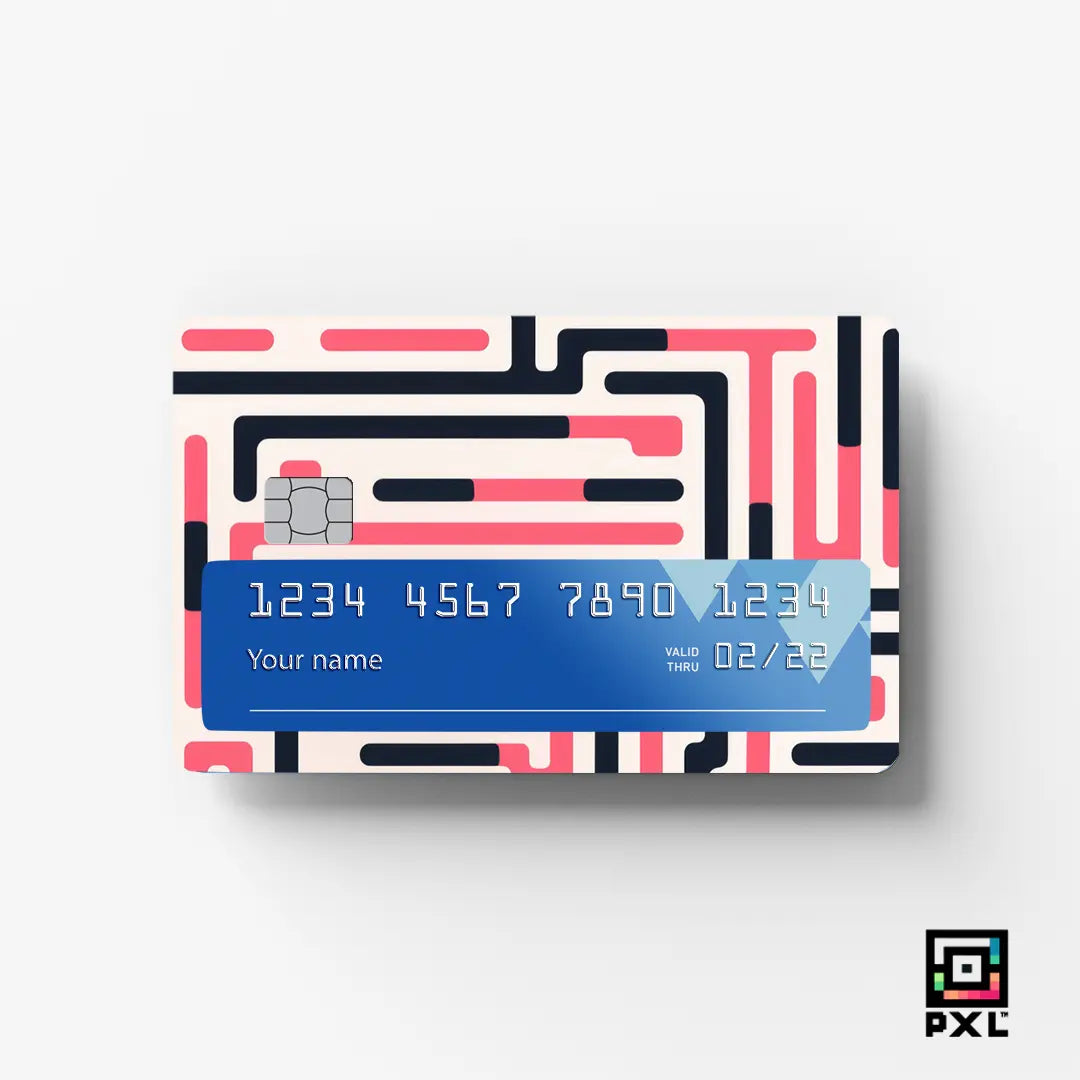 LINE-MAZE: CREDIT CARD STICKER