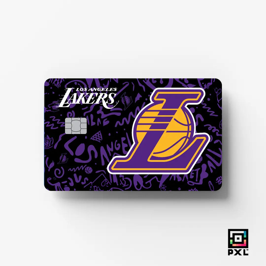 LOS ANGELES LAKERS: CREDIT CARD STICKER