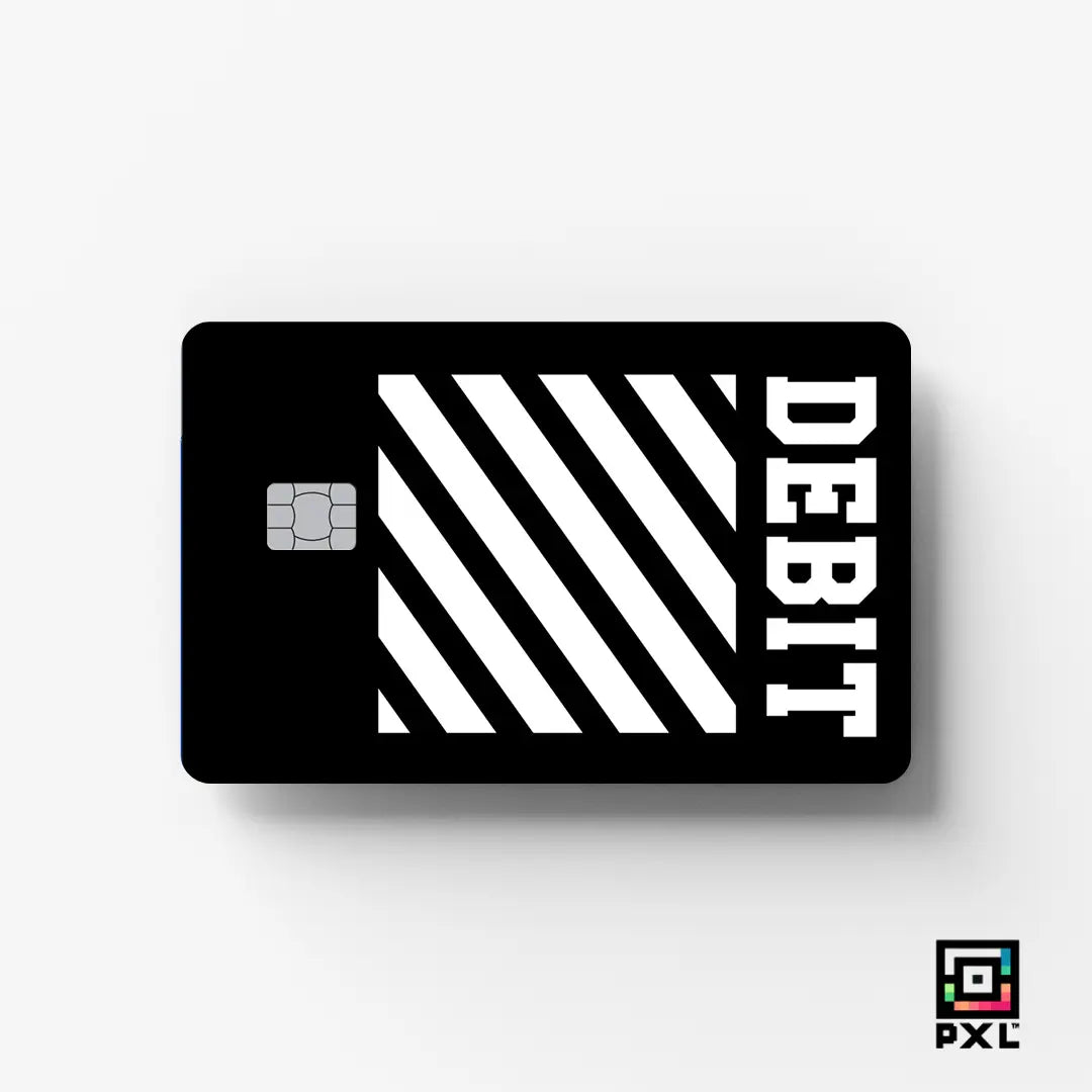 OFF DEBIT: CREDIT CARD STICKER