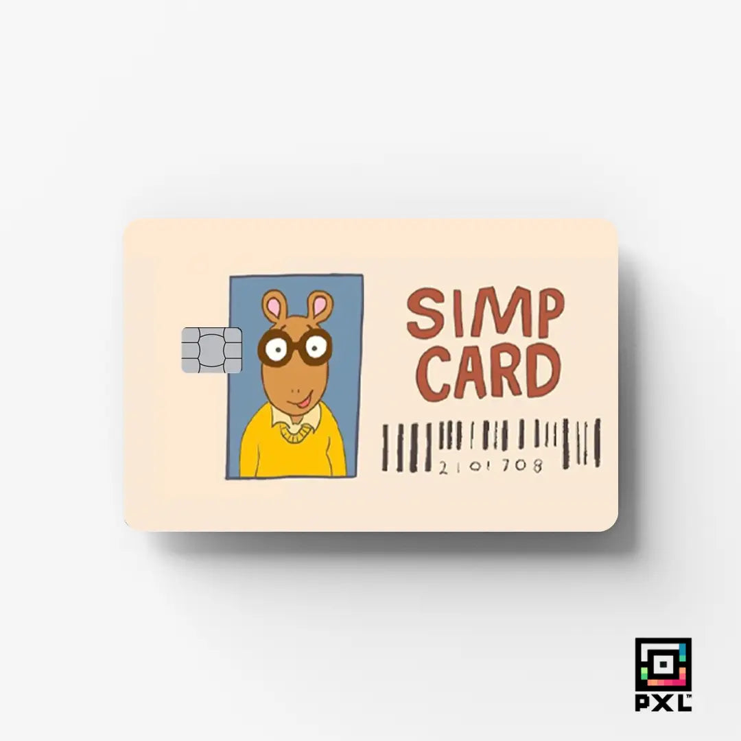 SIMPCARD: CREDIT CARD STICKER